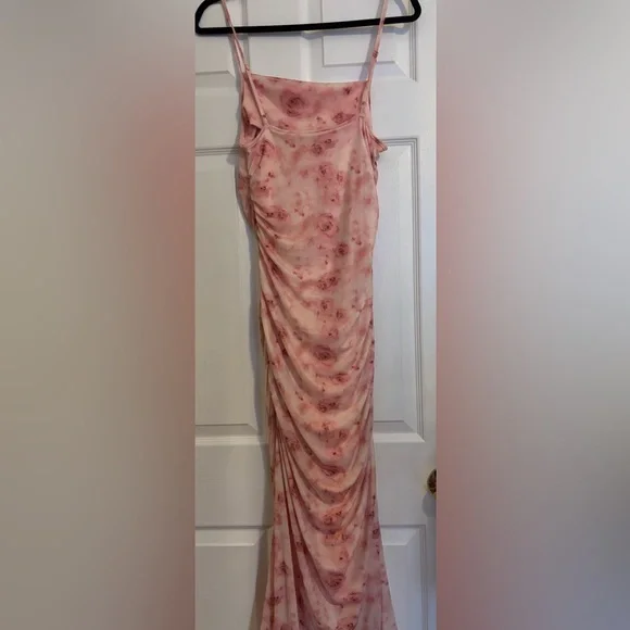 SHEIN Pink Floral Dress Size M - Picture 3 of 4